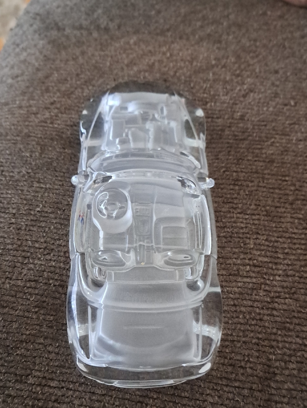 Magic Cristal Clear Glass Car Figurine - Decorative 24 Crystal Car By NACHTMANN